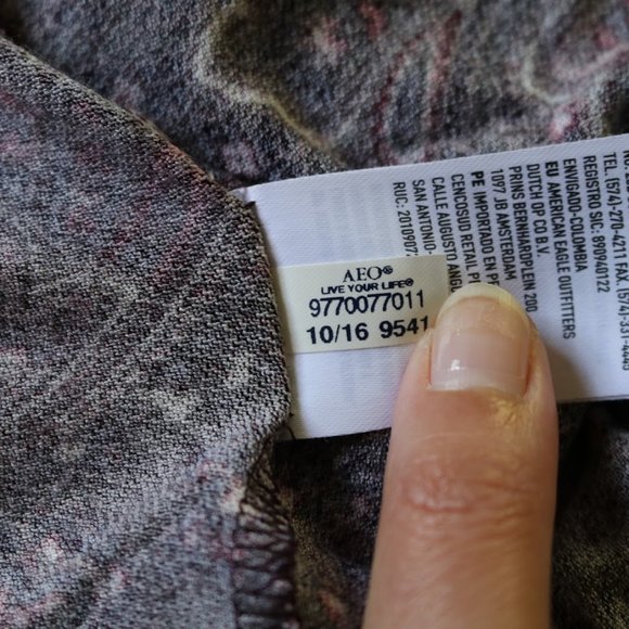 American Eagle Boho Paisley Bell Sleeve Dress - NWOT, XXS! - Picture 15 of 16